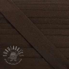 Guma lamówkowa matowa 20 mm dark brown