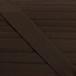 Guma lamówkowa matowa 20 mm dark brown