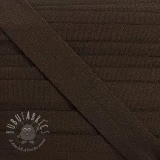 Guma lamówkowa matowa 20 mm dark brown
