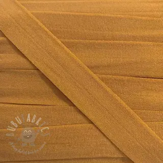 Guma lamówkowa matowa 20 mm mustard