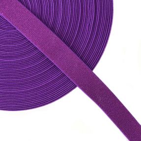 Guma gładka 2,5 cm glitter purple