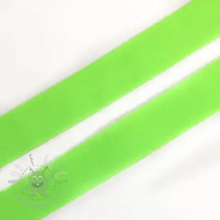 Guma lamówkowa matowa 20 mm neon green