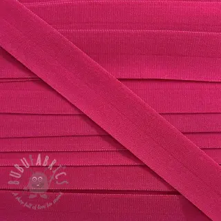 Guma lamówkowa matowa 20 mm pink