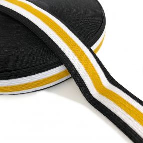 Guma gładka 3 cm Side stripe ochre