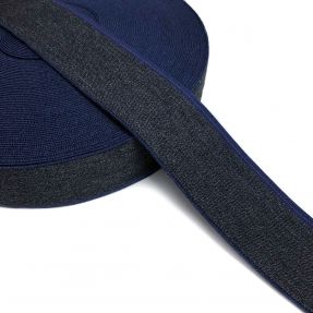 Guma gładka 4 cm JEANS BLUE STRIPE marine