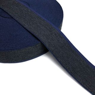 Guma gładka 4 cm JEANS BLUE STRIPE marine