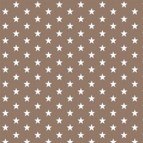 Bawełniana tkanina Petit stars taupe