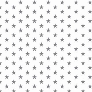 Bavlnená látka Petit stars white/grey