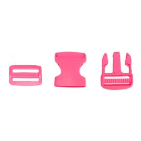Klamra do nerki 38 mm light fuchsia