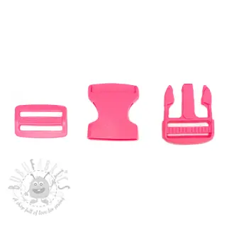 Klamra do nerki 38 mm light fuchsia