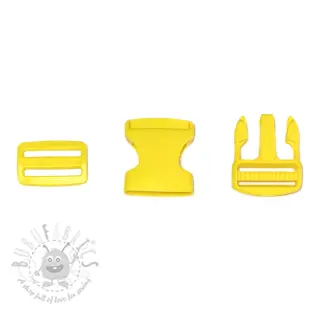 Klamra do nerki 38 mm yellow