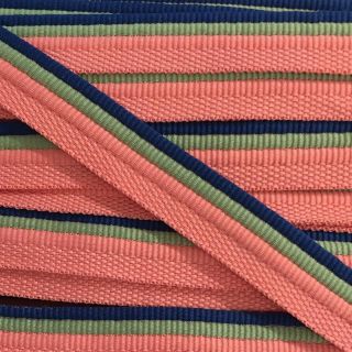 Lamówka Trio coral/blue