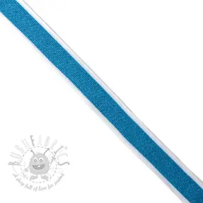 Lampas LUREX aqua