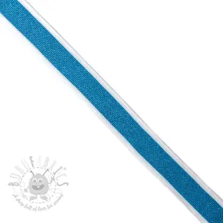 Lampas LUREX aqua