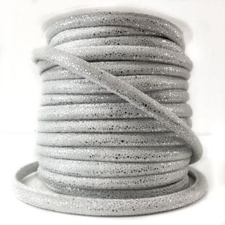Zamszowy sznur Luxe white