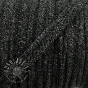 Lamówka jersey melange dark grey