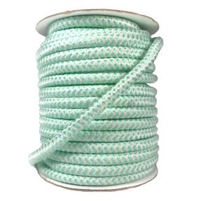 Polyesterová šnúra pletená ZIG ZAG light mint