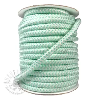 Poliestrowa pleciona linka ZIG ZAG light mint