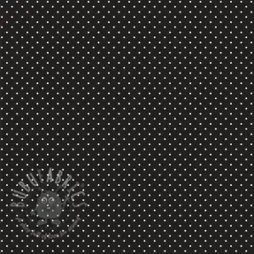 Bawełniana tkanina Petit dots black