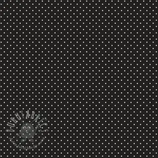 Bawełniana tkanina Petit dots black