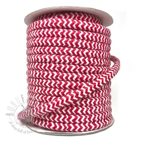 Poliestrowa pleciona linka ZIG ZAG red