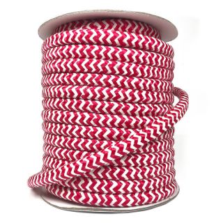 Poliestrowa pleciona linka ZIG ZAG red
