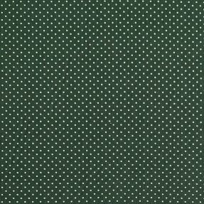 Bavlnená látka Petit dots dark green