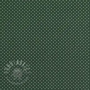 Bawełniana tkanina Petit dots dark green