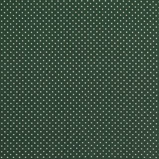 Bawełniana tkanina Petit dots dark green