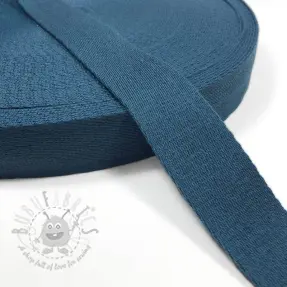 Bawełniana taśma 4 cm jeans