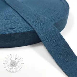 Bawełniana taśma 4 cm jeans