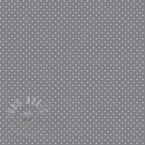 Bawełniana tkanina Petit dots grey