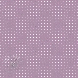 Bawełniana tkanina Petit dots lilac