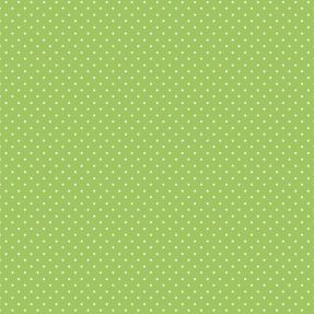 Bavlnená látka Petit dots lime