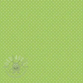 Bawełniana tkanina Petit dots lime