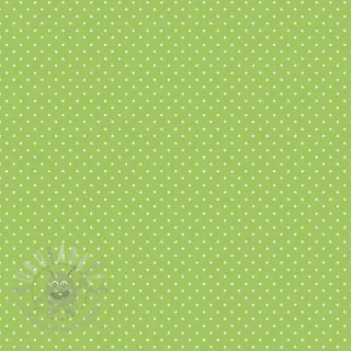 Bawełniana tkanina Petit dots lime