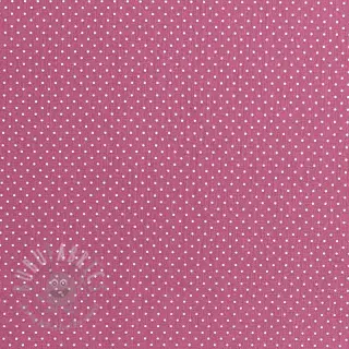 Bawełniana tkanina Petit dots mauve