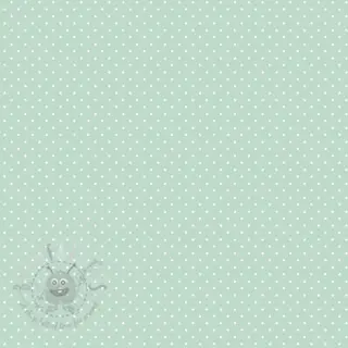Bawełniana tkanina Petit dots mint