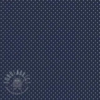 Bawełniana tkanina Petit dots navy