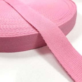 Bawełniana taśma 4 cm pink