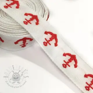 Wstążka Anchor white/red