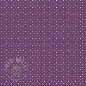Bawełniana tkanina Petit dots purple