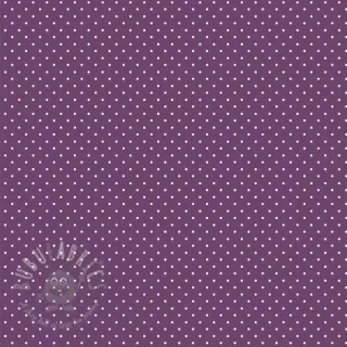 Bawełniana tkanina Petit dots purple