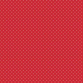 Bavlnená látka Petit dots red