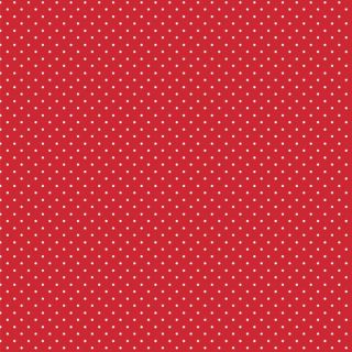 Bavlnená látka Petit dots red