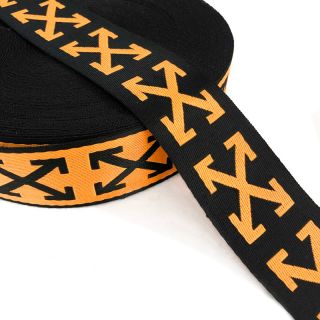 Popruh 3,5 cm Cross orange