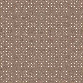 Bawełniana tkanina Petit dots taupe