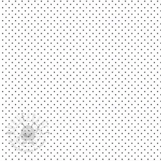 Bawełniana tkanina Petit dots white/navy