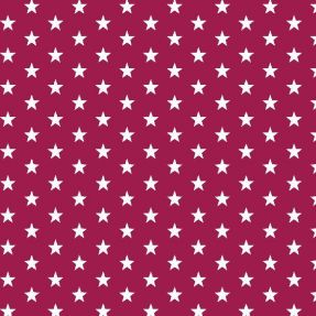 Bawełniana tkanina Petit stars cerise