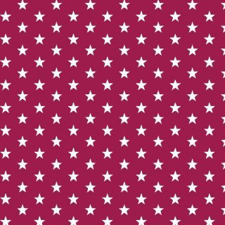 Bawełniana tkanina Petit stars cerise